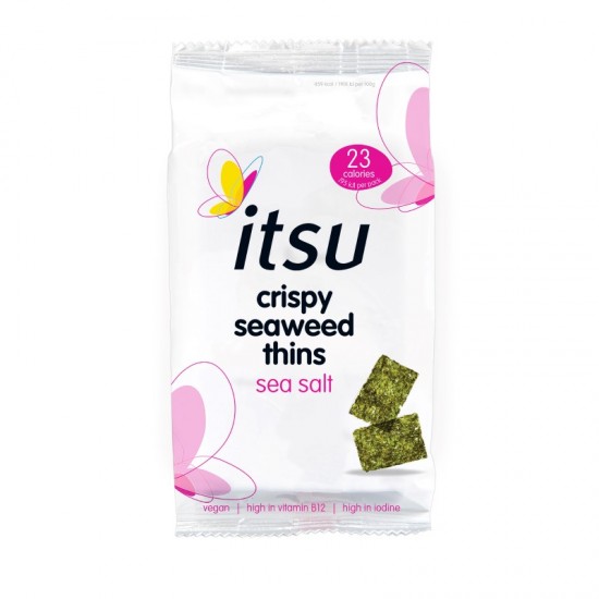 Itsu Crispy Seaweed Thins - Sea Salt (18x5g)