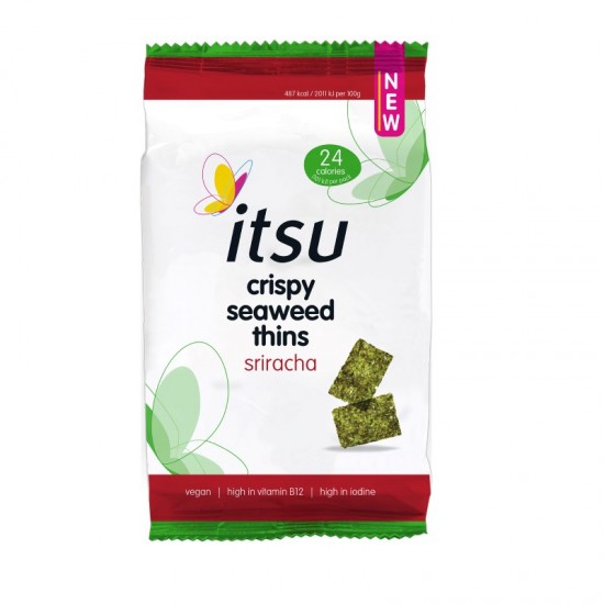 Itsu Crispy Seaweed Thins - Sriracha (18x5g)