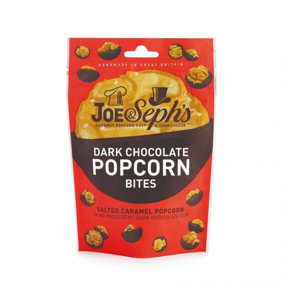 Joe & Seph's Popcorn Bites - Dark Chocolate & Salted Caramel (7x63g)