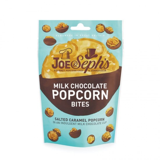 Joe & Seph's Popcorn Bites - Milk Chocolate & Salted Caramel (7x63g)