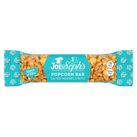 Joe & Seph's Popcorn Bar - Salted Caramel & Nuts (12x27g)