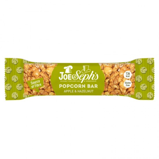 Joe & Seph's Popcorn Bar - Apple & Hazelnut (12x27g)