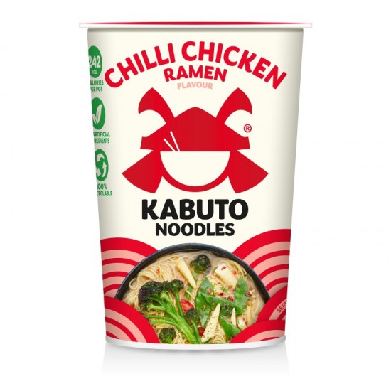 Kabuto Noodle Pot - Chilli Chicken Ramen (6x65g)