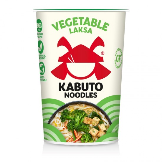 Kabuto Noodle Pot - Vegetable Laksa (6x65g)