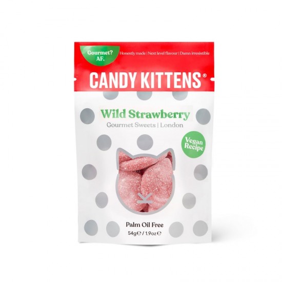 Candy Kittens Pop Bag - Wild Strawberry (12x54g)