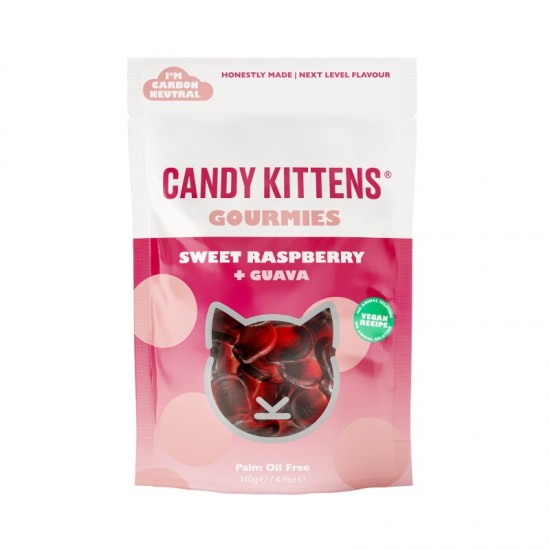 Candy Kittens Gourmies Bag - Sweet Raspberry & Guava (7x140g)