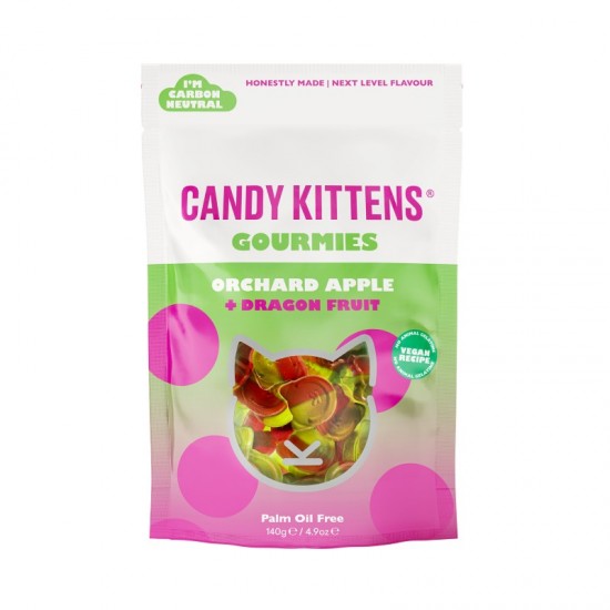 Candy Kittens Gourmies Bag - Orchard Apple & Dragon Fruit (7x140g)