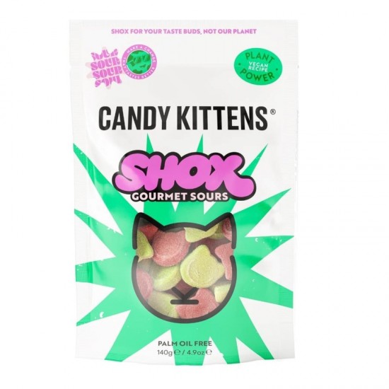 Candy Kittens Bag - Sour Shox  (10x140g)