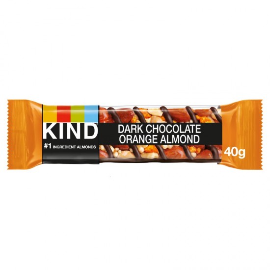 KIND Bar - Dark Chocolate Orange & Almond (12x40g)