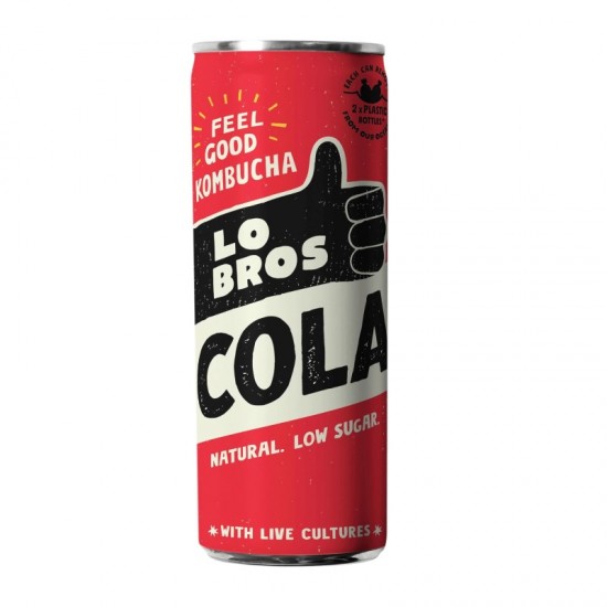 Lo Bros Kombucha - Low Sugar Cola (12x250ml)