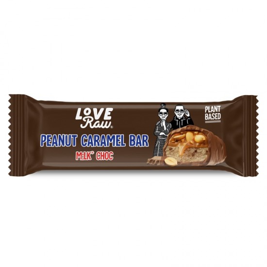 LoveRaw M:lk Choc Bar - Peanut Caramel (12x40g)