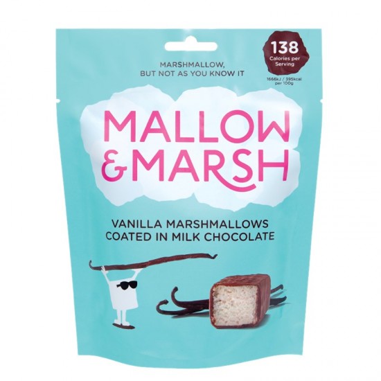 Mallow & Marsh Marshmallow Pouch - Vanilla (6x100g)