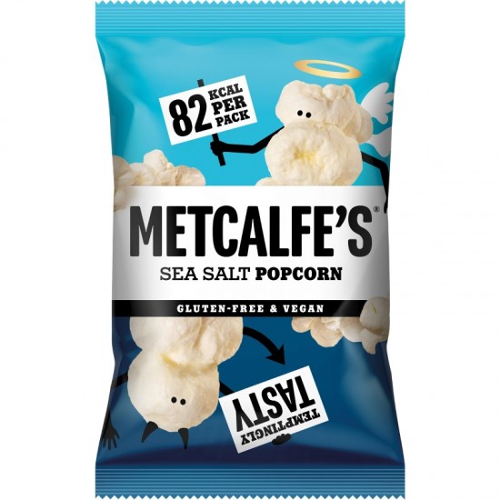 Metcalfe's Popcorn - Sea Salt (24x17g)