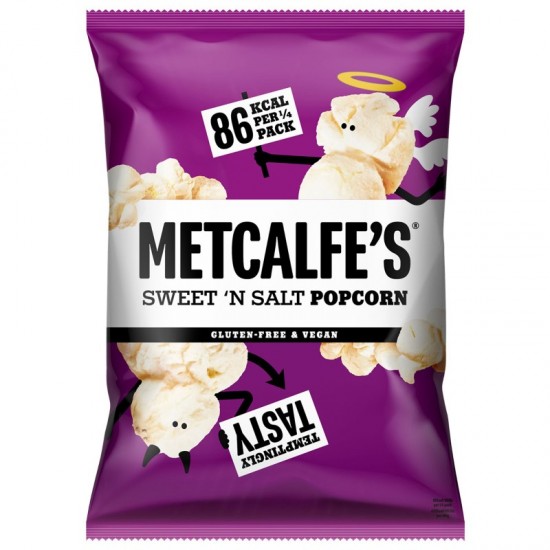 Metcalfe's Popcorn - Sweet & Salt (24x20g)