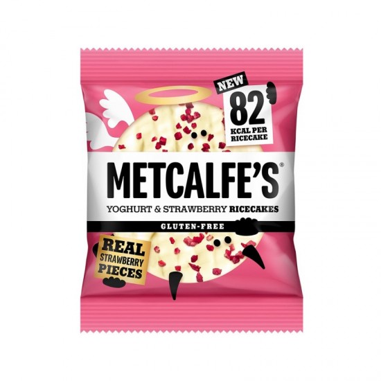 Metcalfe's Ricecakes - Yogurt and Strawberry (12x34g)