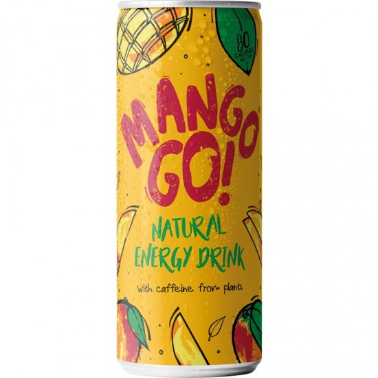 Mango Go Energy Drink - Mango (12x250ml)