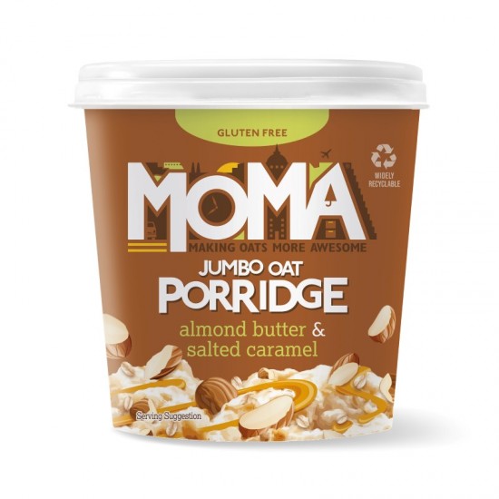 MOMA Porridge Pot - Almond Butter & Salted Caramel (12x55g)