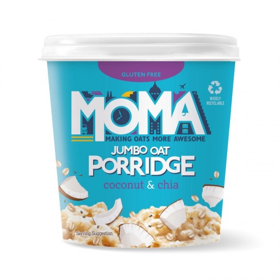 MOMA Porridge Pot - Coconut & Chia (12x55g)