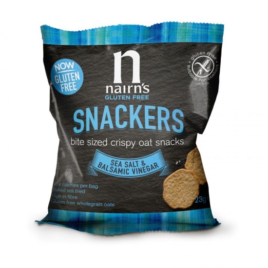 Nairn's Gluten Free Snackers - Salt & Vinegar (20x23g)