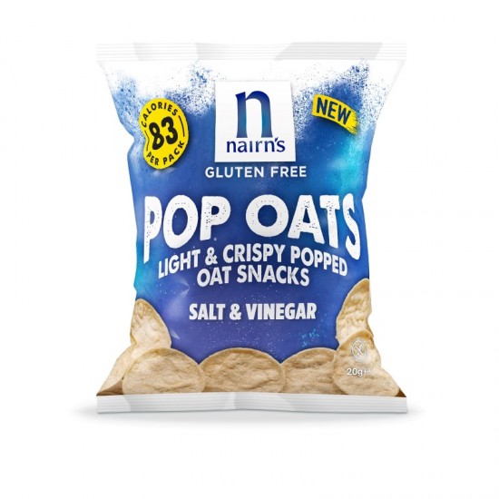 Nairn's Gluten Free Pop Oats - Salt & Vinegar (14x20g)