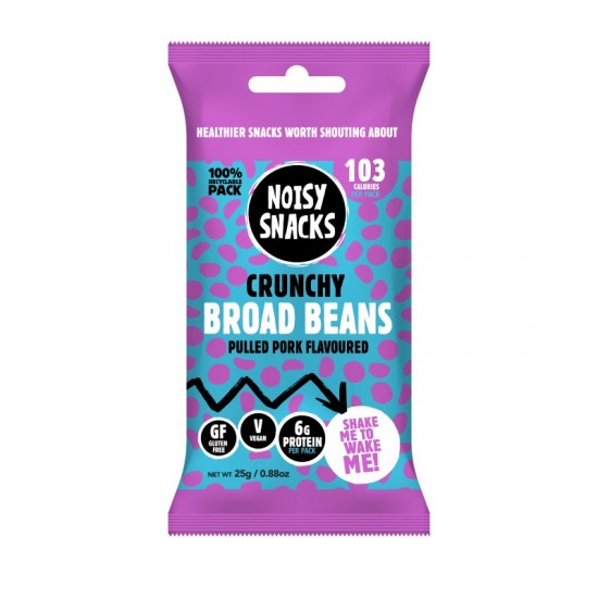 Noisy Snacks Broad Beans - Pulled Pork (10x25g)