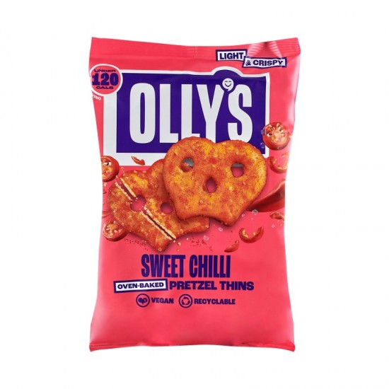 Olly's Pretzel Thins - Sweet Chilli (10x35g)