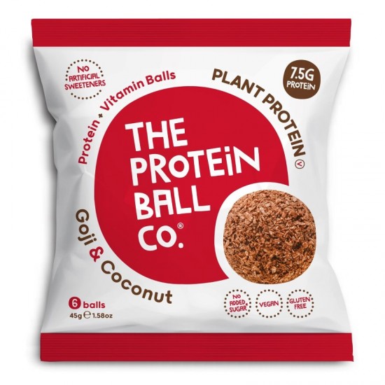 The Protein Ball Co Protein Balls - Goji & Coconut (10x45g)