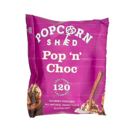 Popcorn Shed Snack Pack - Pop N Choc (16x24g) 