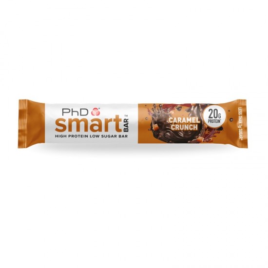 PhD Smart Protein Bar - Caramel Crunch (12x64g)