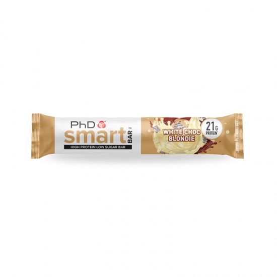 PhD Smart Protein Bar - White Choc Blondie (12x64g)