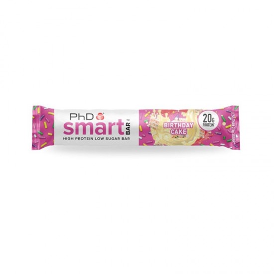 PhD Smart Protein Bar - Birthday Cake (12x64g)