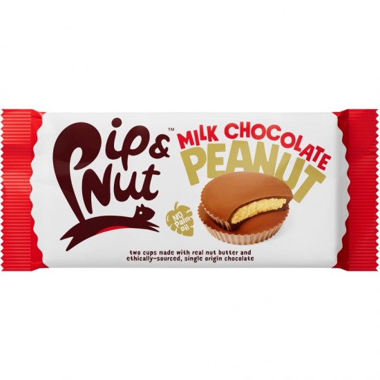 Pip & Nut Peanut Butter Cups - Milk Chocolate (15x34g)