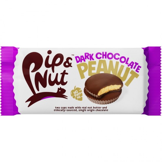 Pip & Nut Peanut Butter Cups - Dark Chocolate (15x34g)