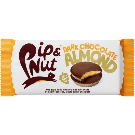 Pip & Nut Almond Butter Cups - Dark Chocolate (15x34g)