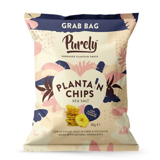 Purely Plantain Chips - Sea Salt (20x28g)