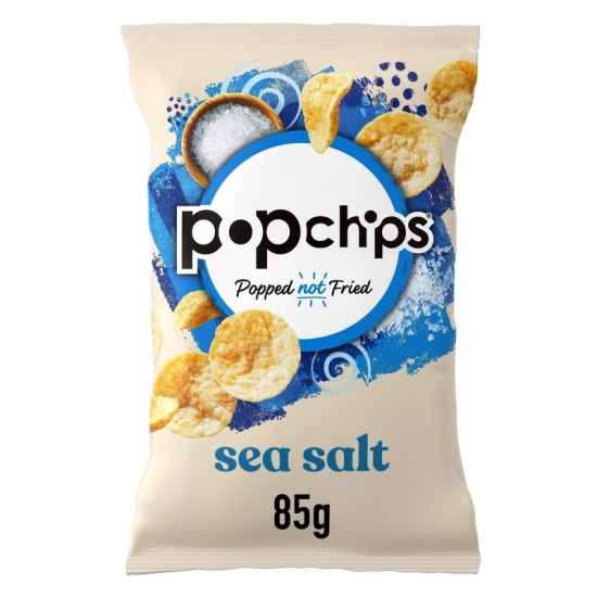 Popchips Sharing - Sea Salt (8x85g)