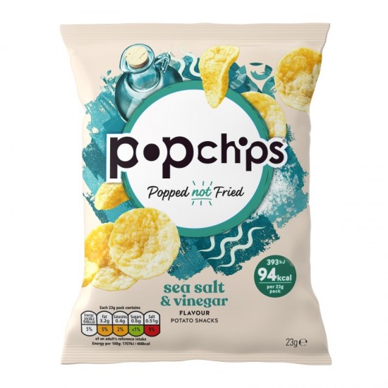 Popchips Impulse - Salt & Vinegar (24x23g)