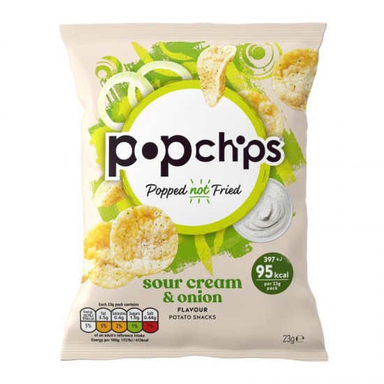 Popchips Impulse - Sour Cream & Onion (24x23g)