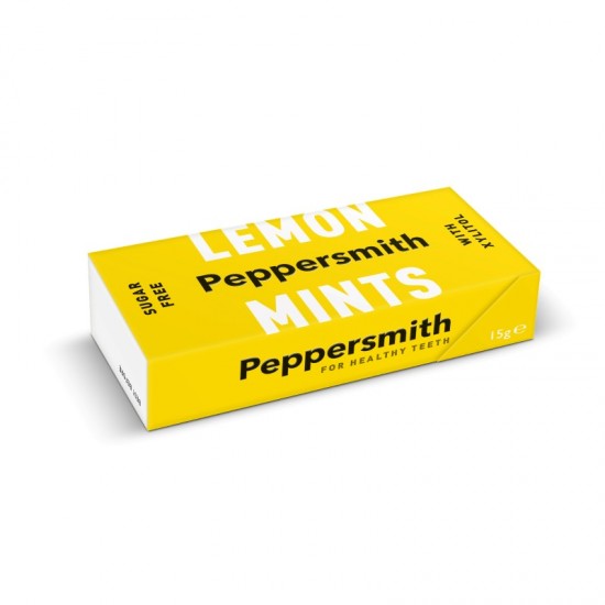 Peppersmith Mints - Lemon (12x15g)