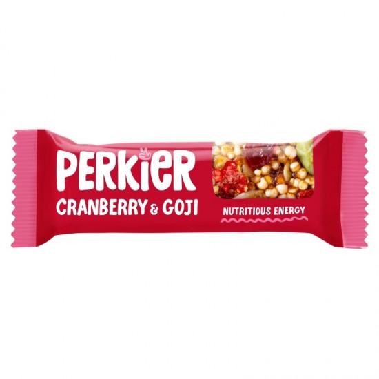 Perkier Quinoa Bar - Goji & Cranberry (18x35g)