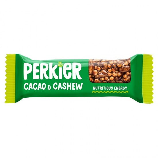 Perkier Quinoa Bar - Cacao & Cashew (18x35g)