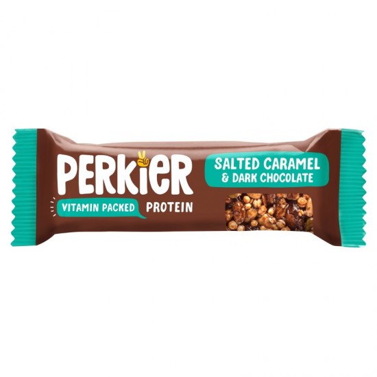 Perkier Quinoa Bar - Salted Caramel & Dark Chocolate (15x37g)