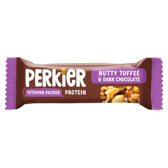 Perkier Quinoa Bar - Nutty Toffee & Dark Chocolate (15x37g)