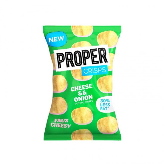 Propercrisps - Cheese & Onion (24x30g)