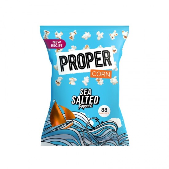 Propercorn Sharing Popcorn - Lightly Sea Salted (8x70g)