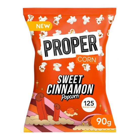 Propercorn Sharing Popcorn - Sweet Cinnamon (8x90g)