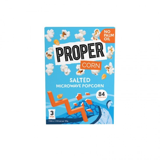 Propercorn Microwave Popcorn - Salted 5x(3x70g)