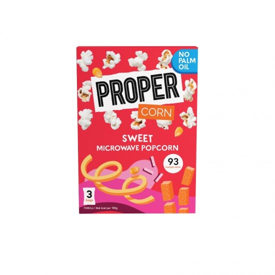 Propercorn Microwave Popcorn - Sweet 5x(3x70g)