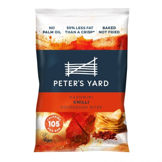 Peter's Yard Sourdough Bites - Kashmiri Chilli (12x24g)