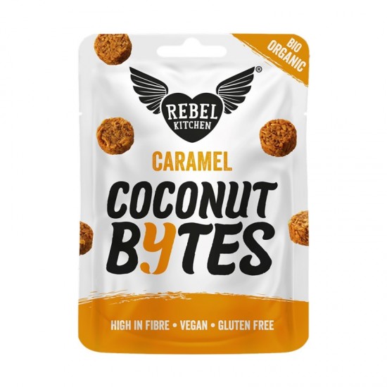 Rebel Kitchen Organic Bytes - Caramel (10x26g)